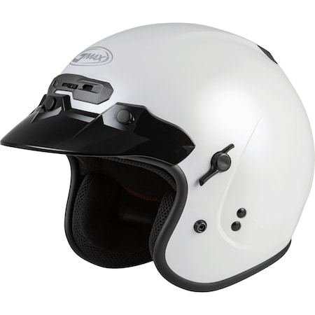 Gmax Gm-32 Open-Face Helmet Pearl White 2X 72-49242X